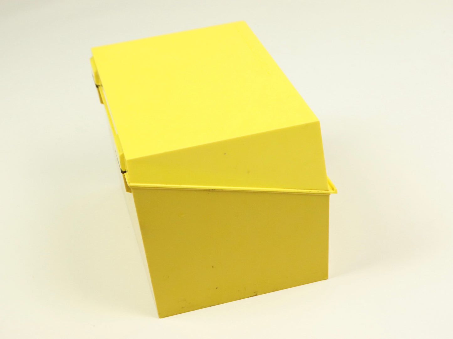 1971 Betty Crocker Recipe Card Library Box, Yellow, 1970s Vintage