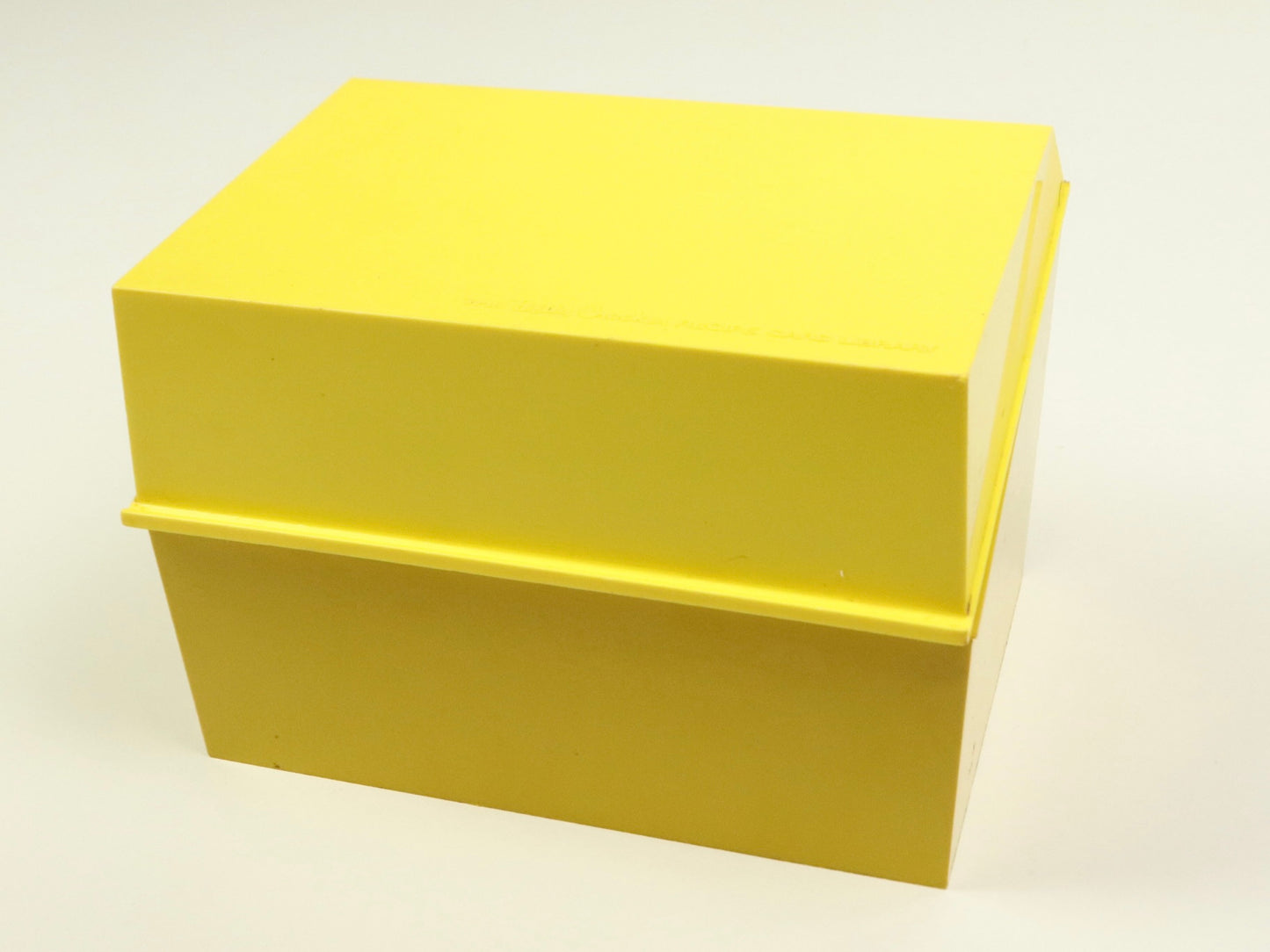1971 Betty Crocker Recipe Card Library Box, Yellow, 1970s Vintage