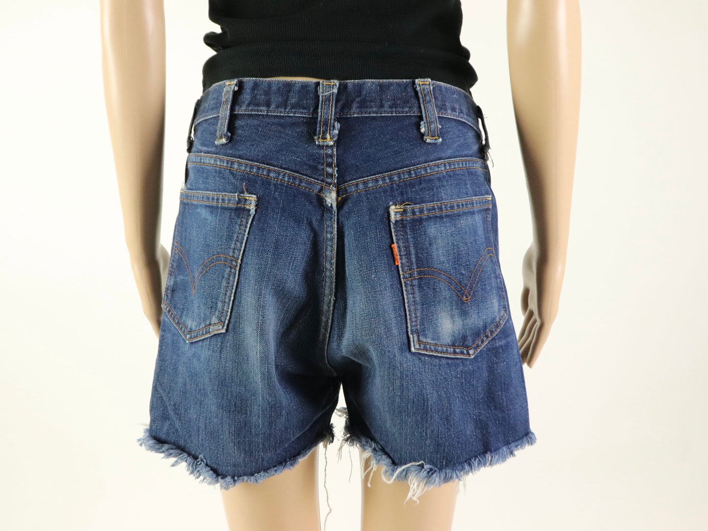 Levi’s Orange Tab Denim Shorts, 1970s Vintage