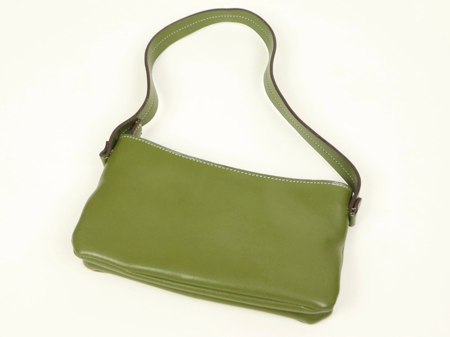 Olive Green Shoulder Bag, 2000s Vintage