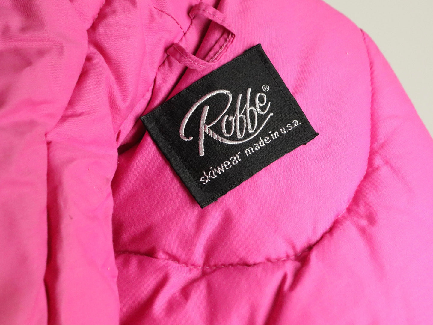 Pink Puffer Vest, 1970s Vintage