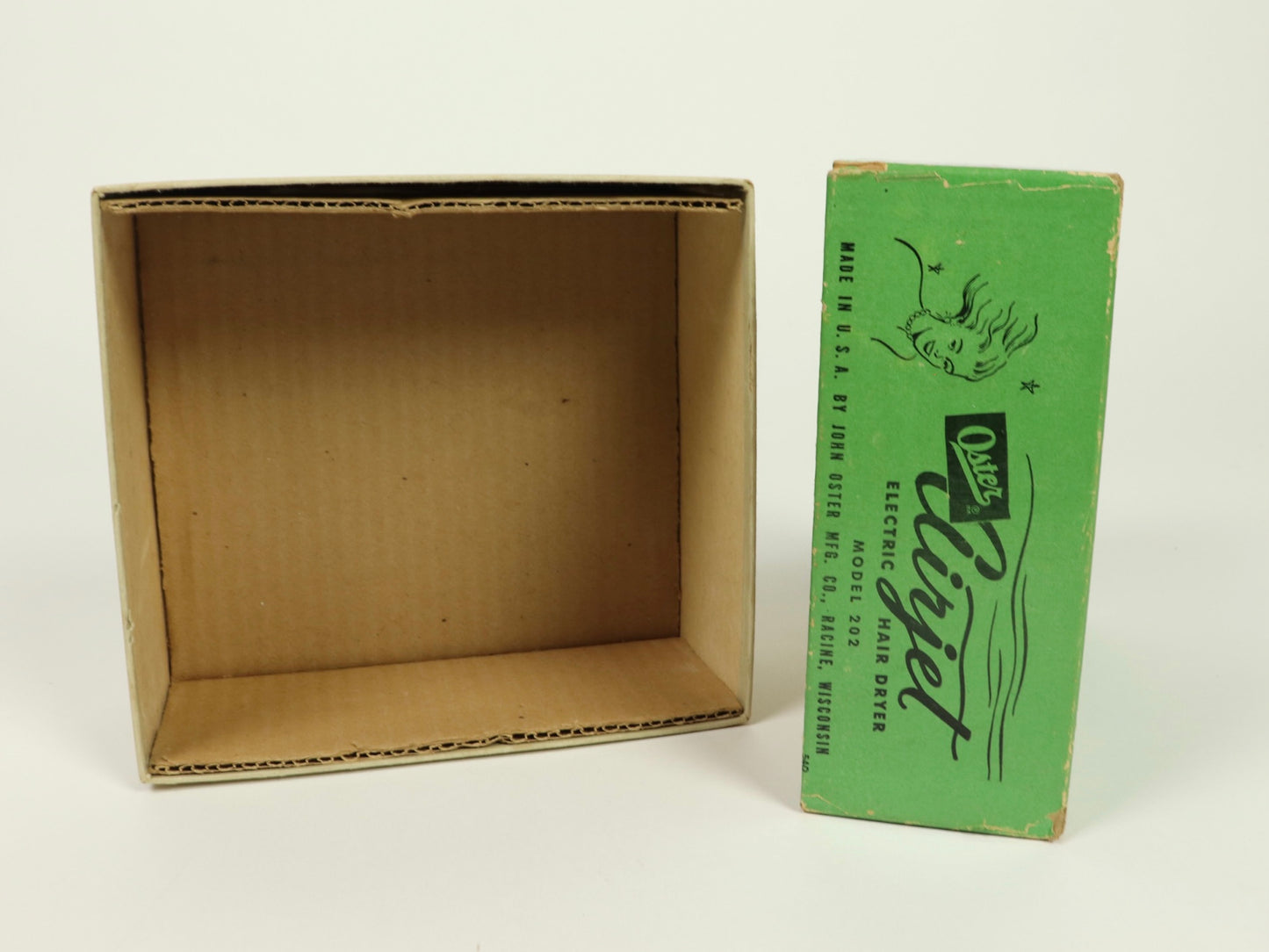 Oster Airjet Space Age Hair Dryer in Original Box, 1950s Vintage