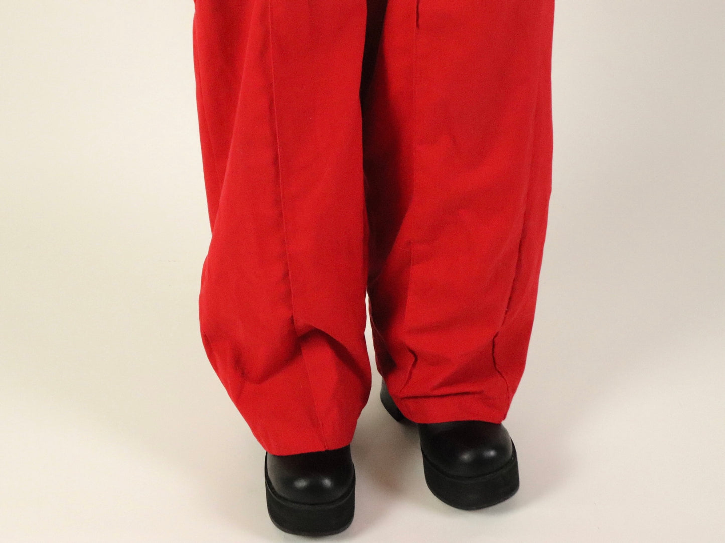 Red jumpsuit, Montgomery Ward, 1970s vintage