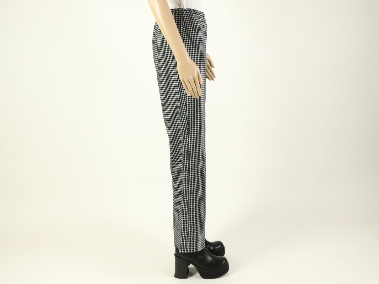 Gingham flare pants, 1970s vintage