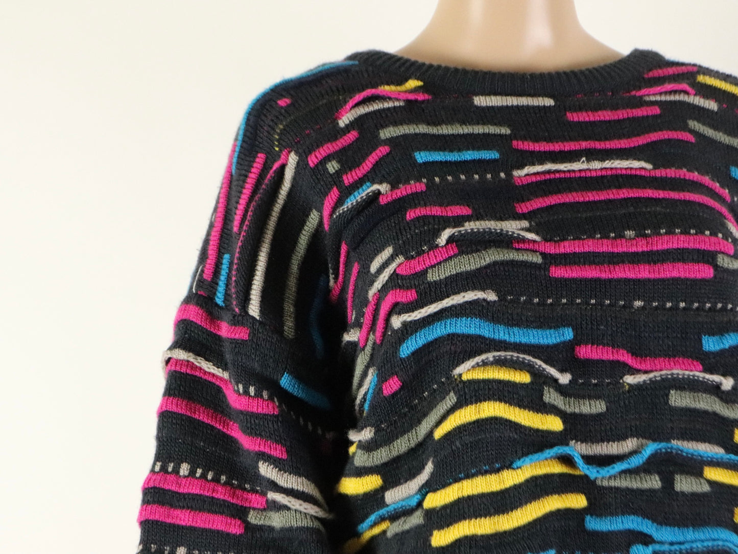 Knit Crewneck Sweater, COSI, 1990s Vintage
