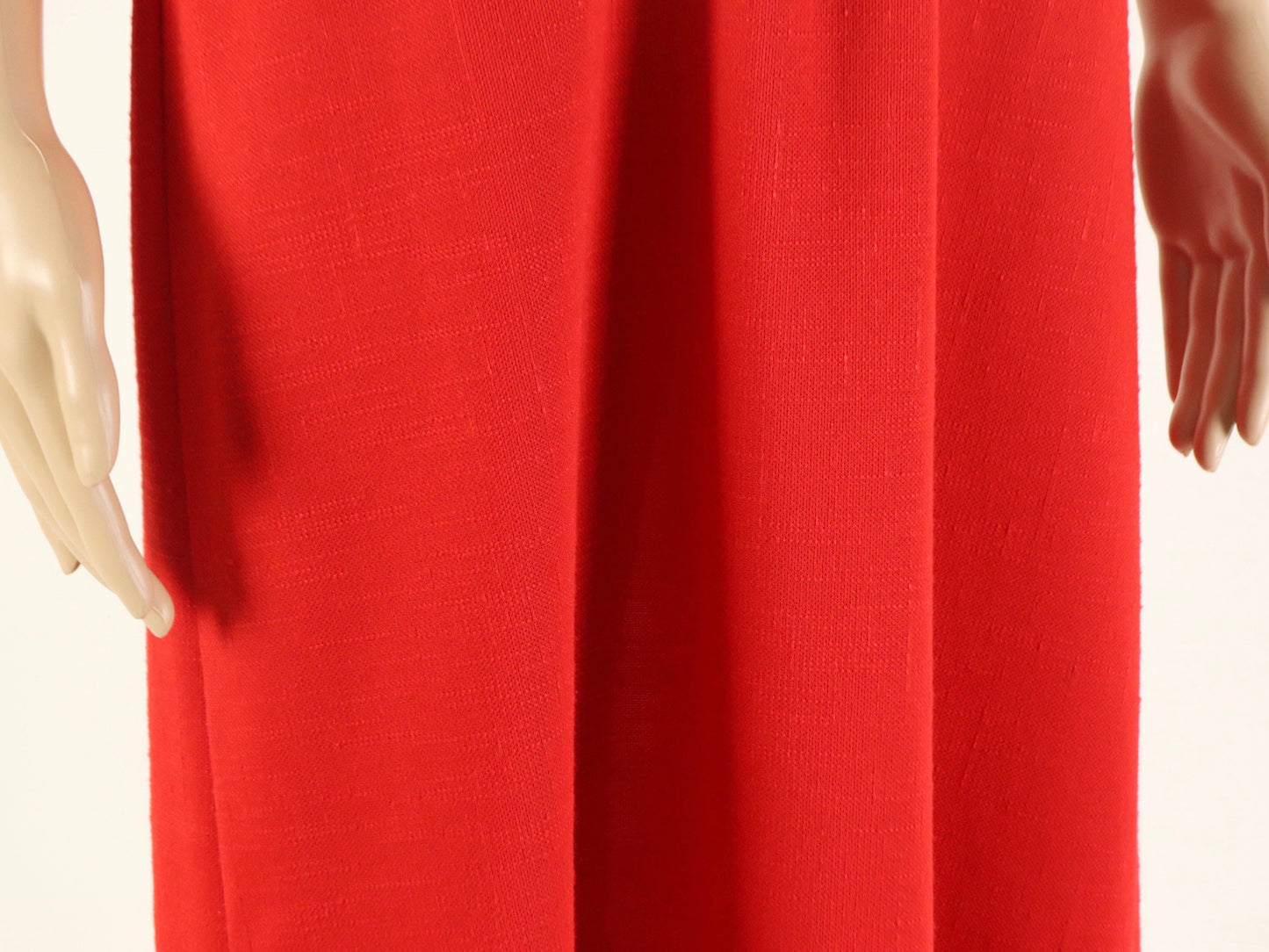 Red Sleeveless Midi Dress, Flutterbye, 1960s Vintage