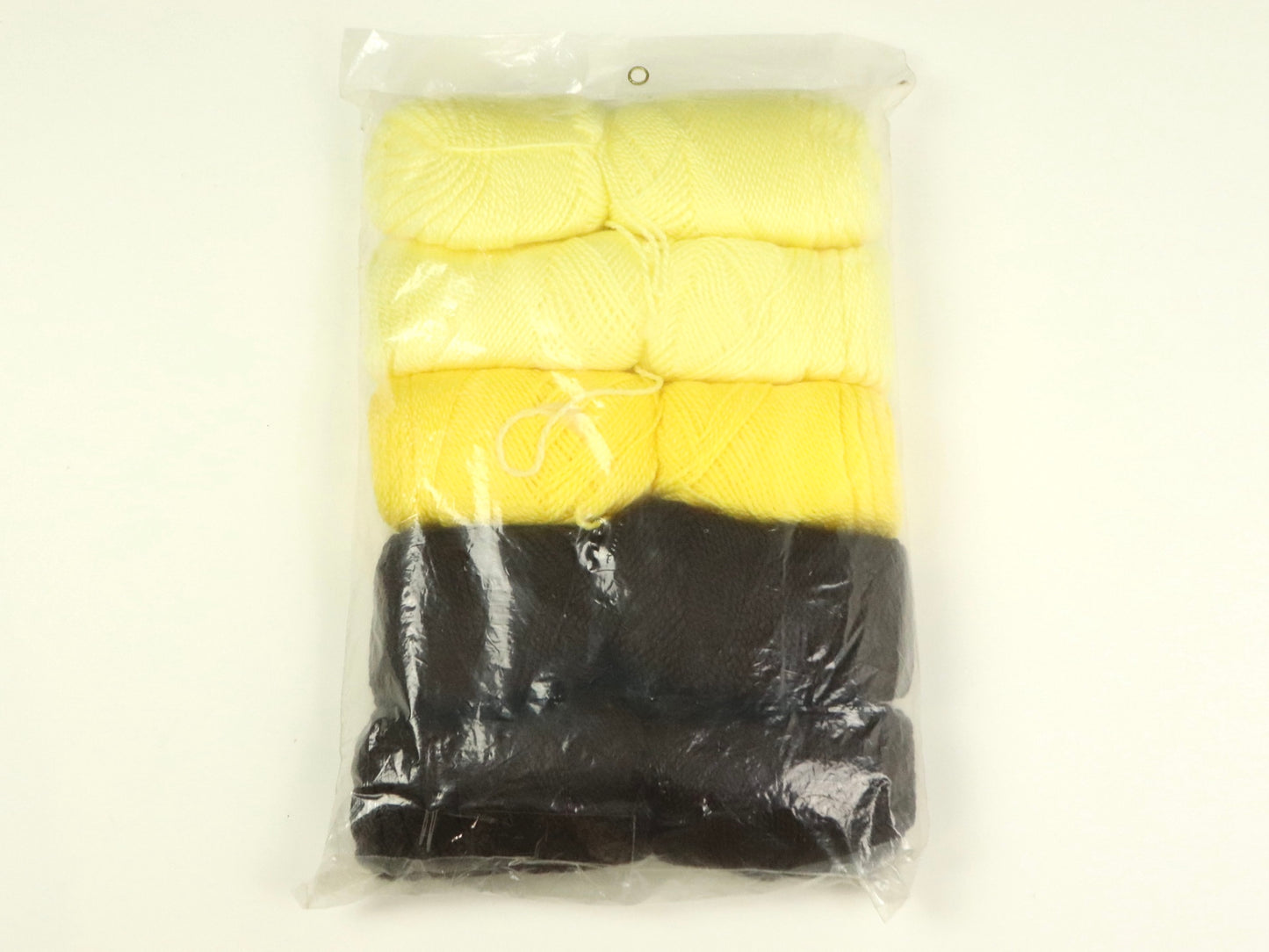 Yellow and Brown Yarn Kits Inc A Creative Kit Afghan 5 In 1 #8000 Made In USA, NEW, 1970s Vintage
