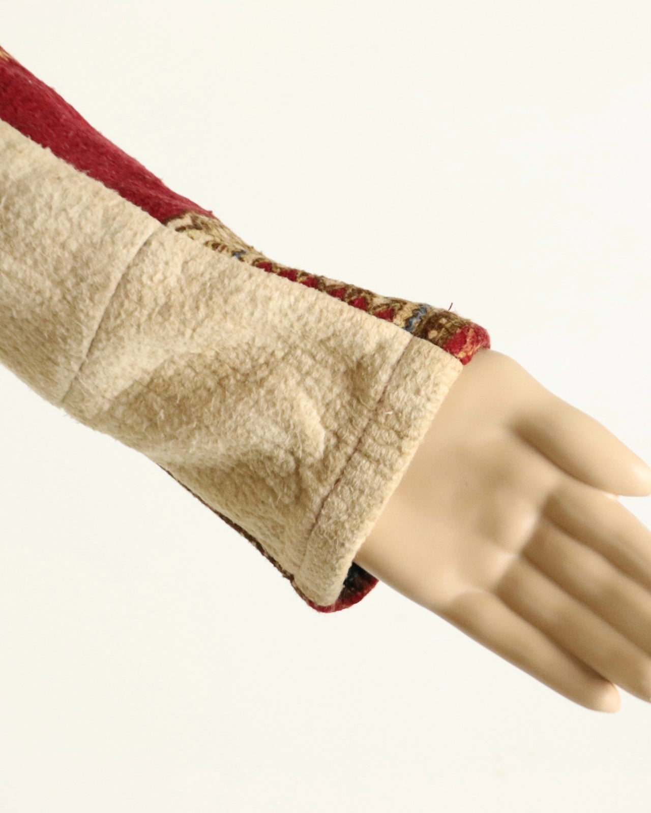 Tan Brushed Cotton hooded Jacket, 1970s Vintage