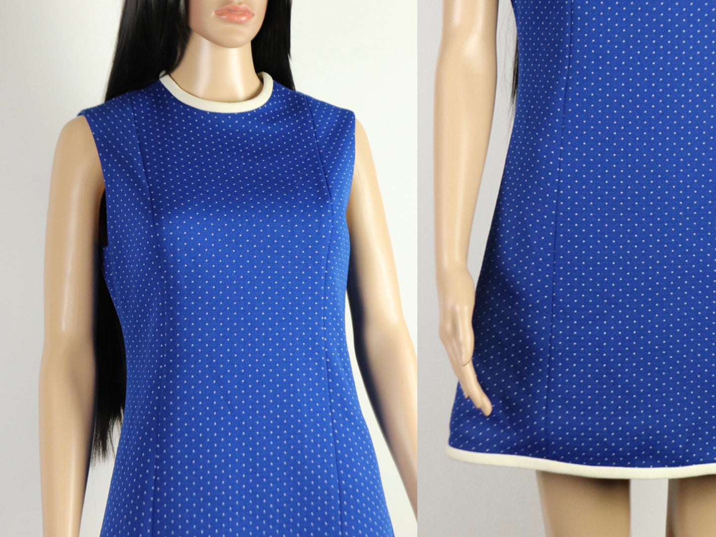 Blue Shift Mini Dress, 1960s vintage