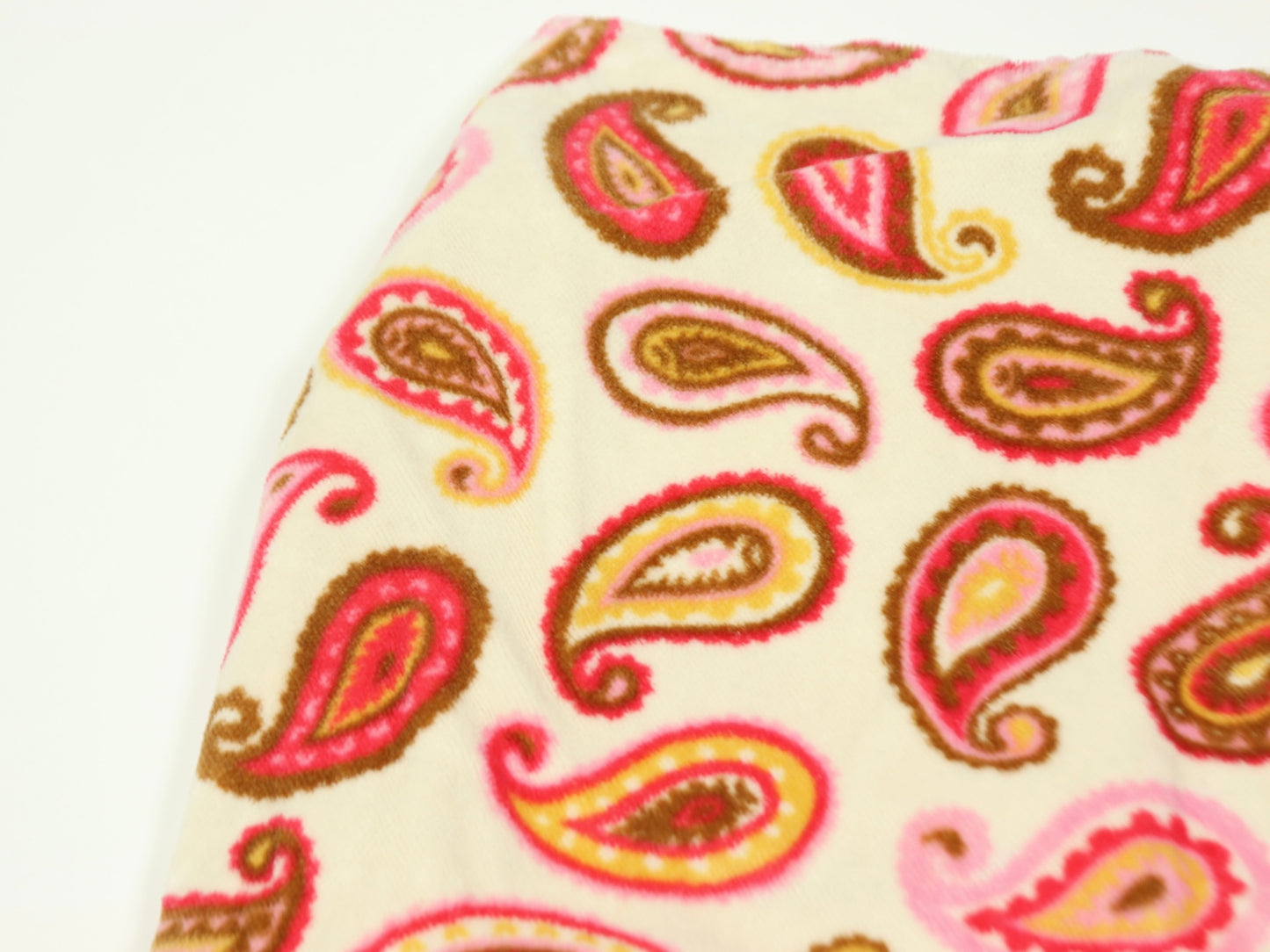 Pink Paisley Pencil Skirt, 1960s Vintage