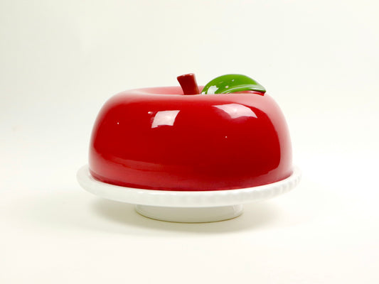 Ceramic Apple/Cherry Pie Dish with Lid