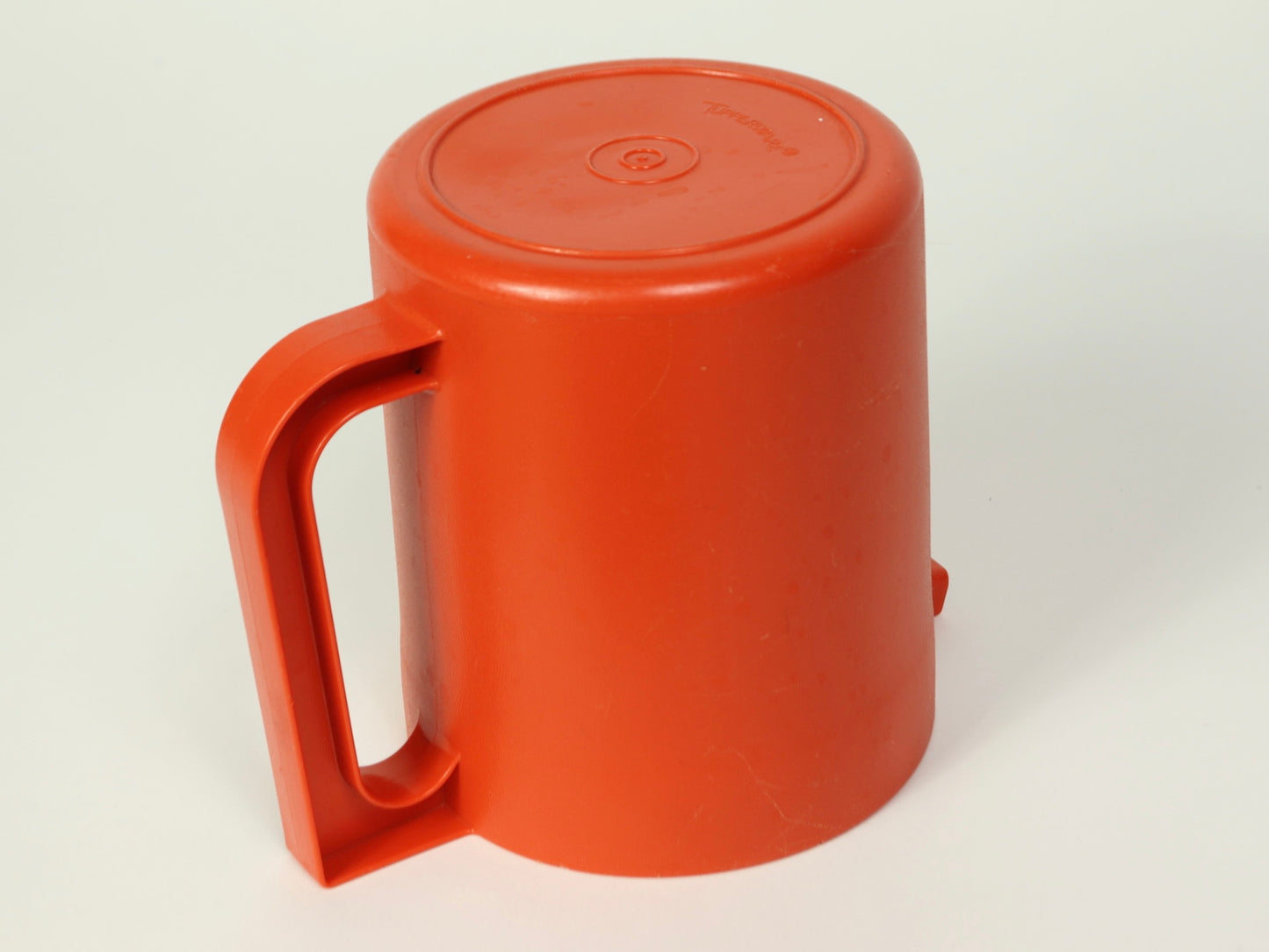 Orange Tupperware Juice Plastic Pitcher, 1970s Vintage