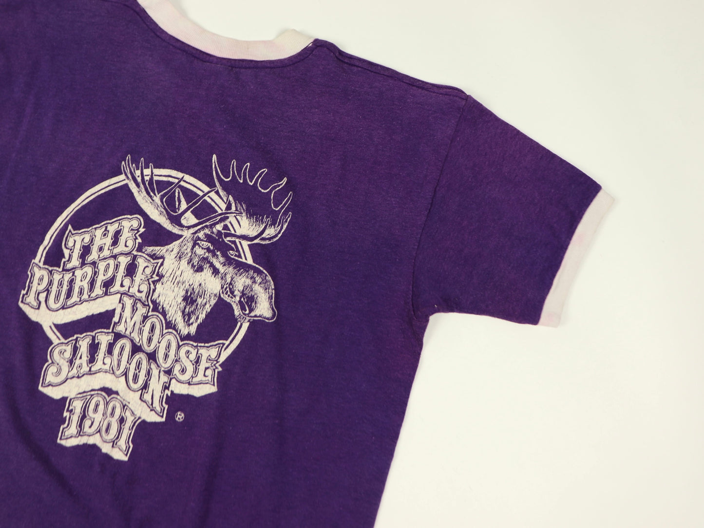 Purple Moose Saloon T-shirt, 1980s Vintage