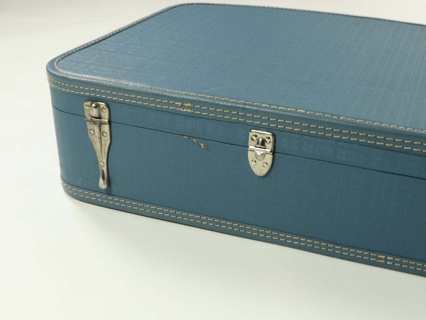 Blue Samsonite Hardshell Luggage Suitcase, 1960s Vintage