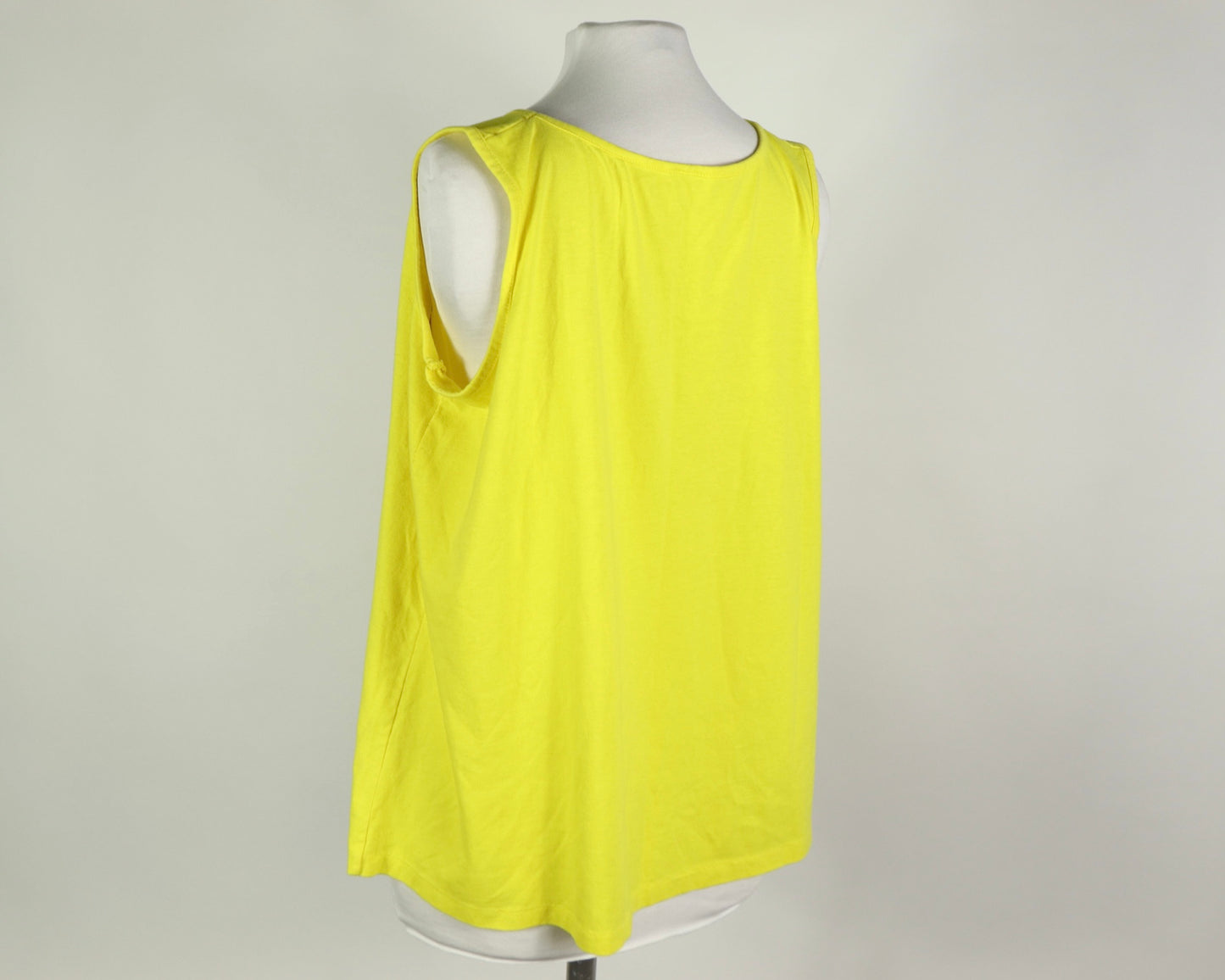 Yellow Tropical Heat Tank Top, 1980s Vintage