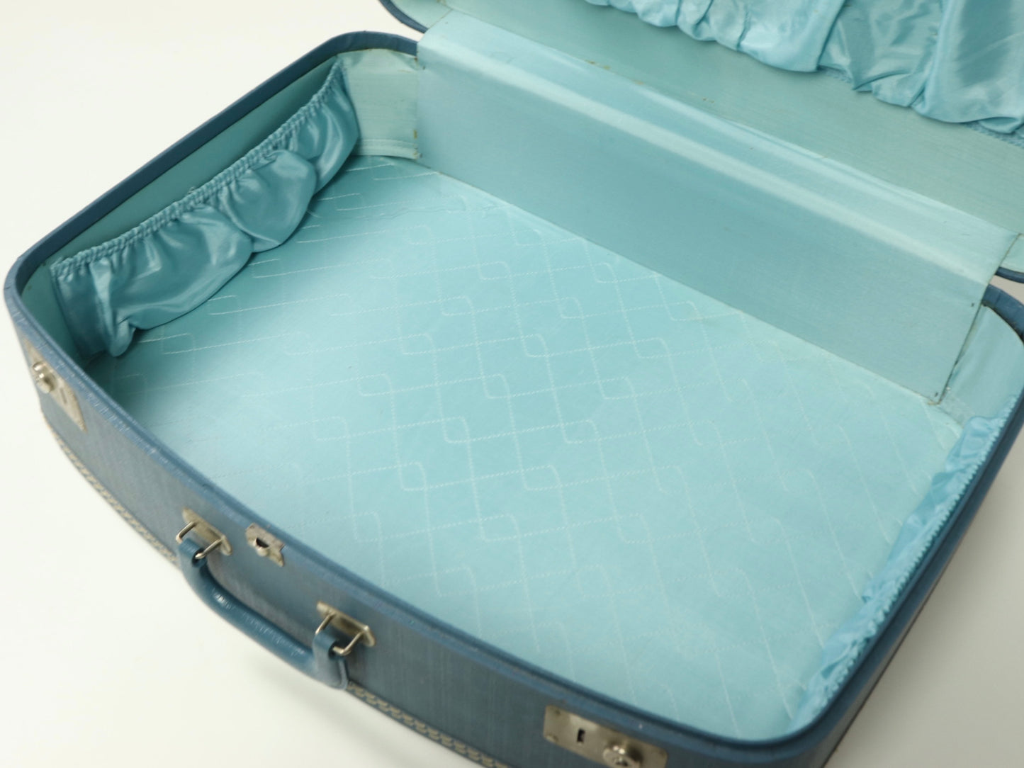 Blue Samsonite Hardshell Luggage Suitcase, 1960s Vintage