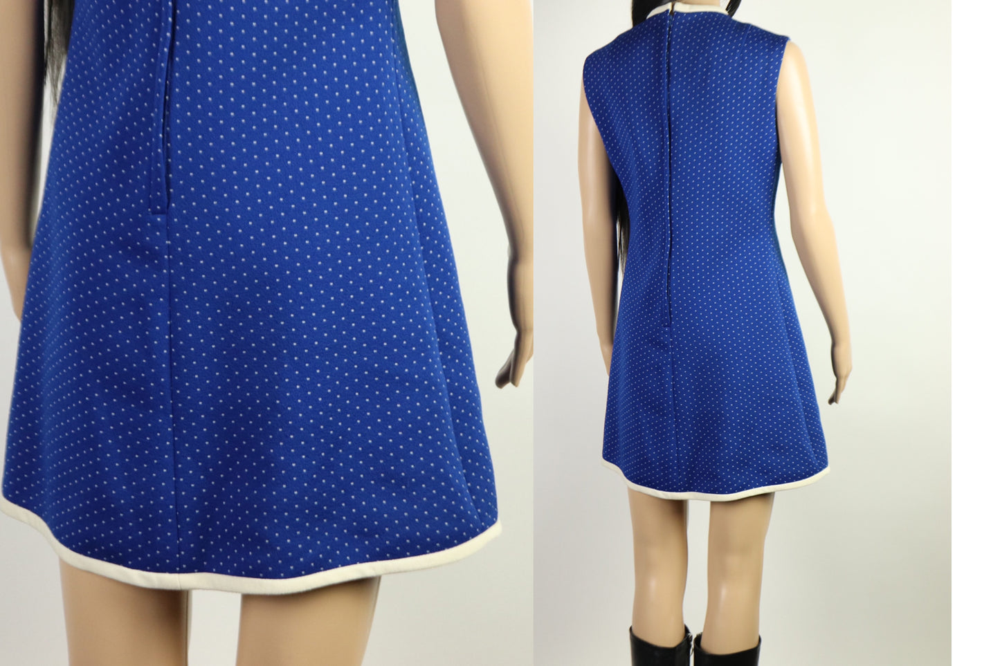 Blue Shift Mini Dress, 1960s vintage