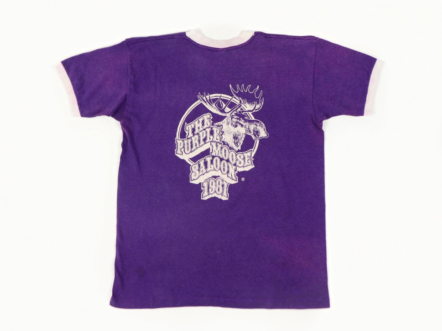 Purple Moose Saloon T-shirt, 1980s Vintage