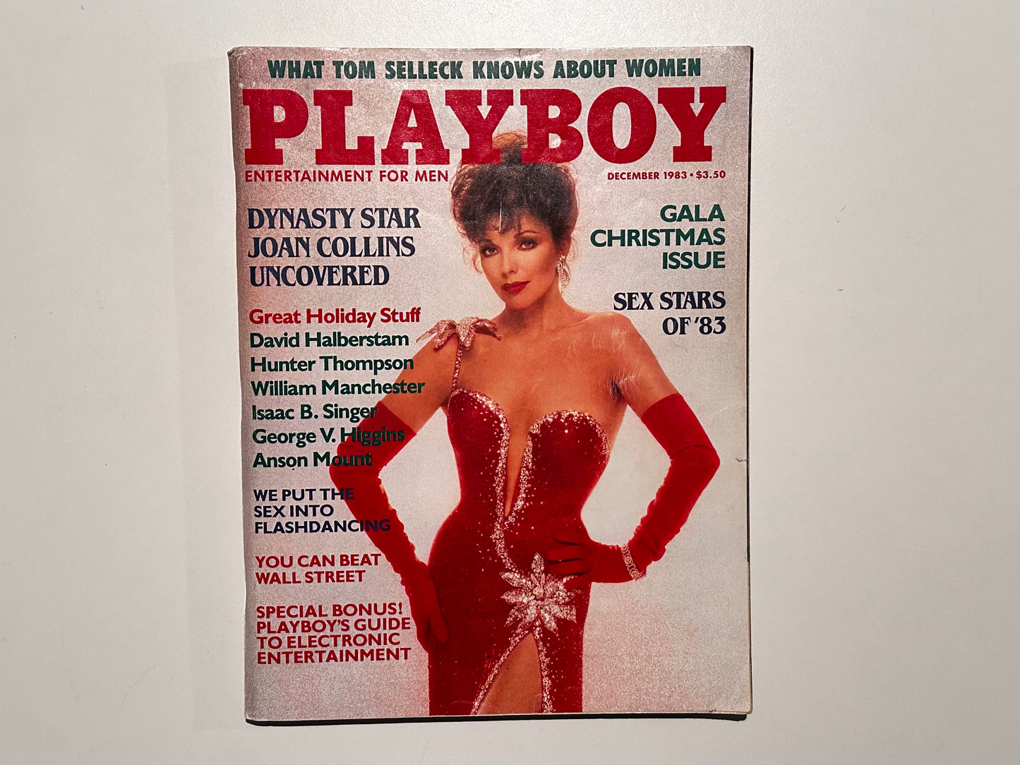 Playboy Magazine Christmas Set, 1980s Issues