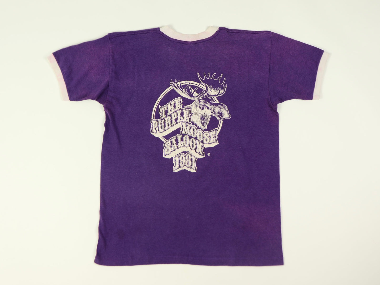 Purple Moose Saloon T-shirt, 1980s Vintage