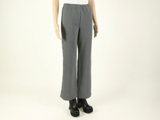Gingham flare pants, 1970s vintage