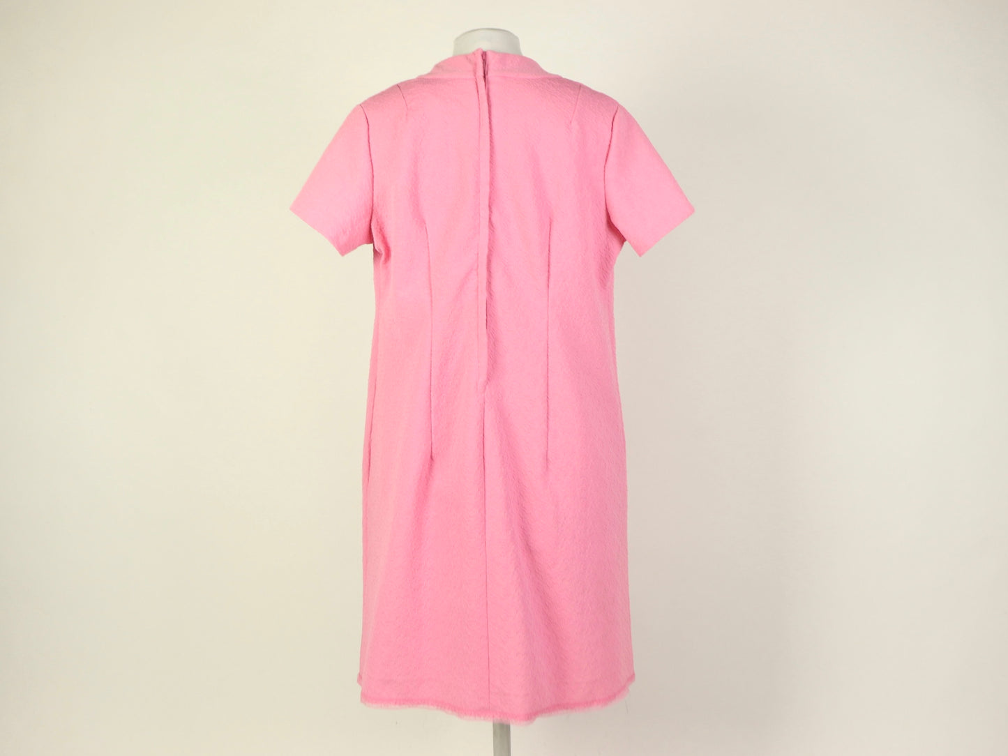 Pink Short Sleeve Dress, 1970s Vintage