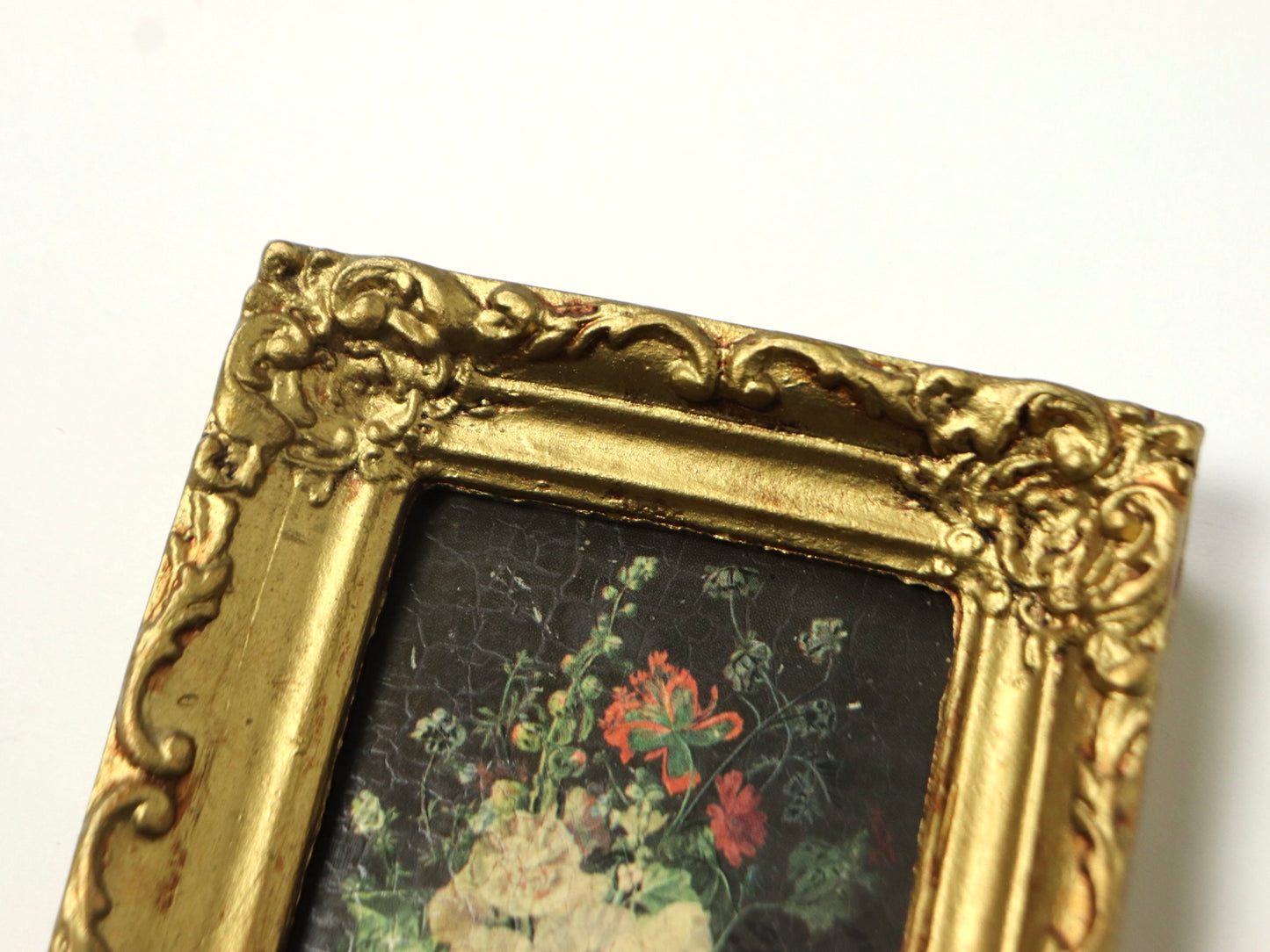 Italian Floral Oil Painting, Mid Century Vintage