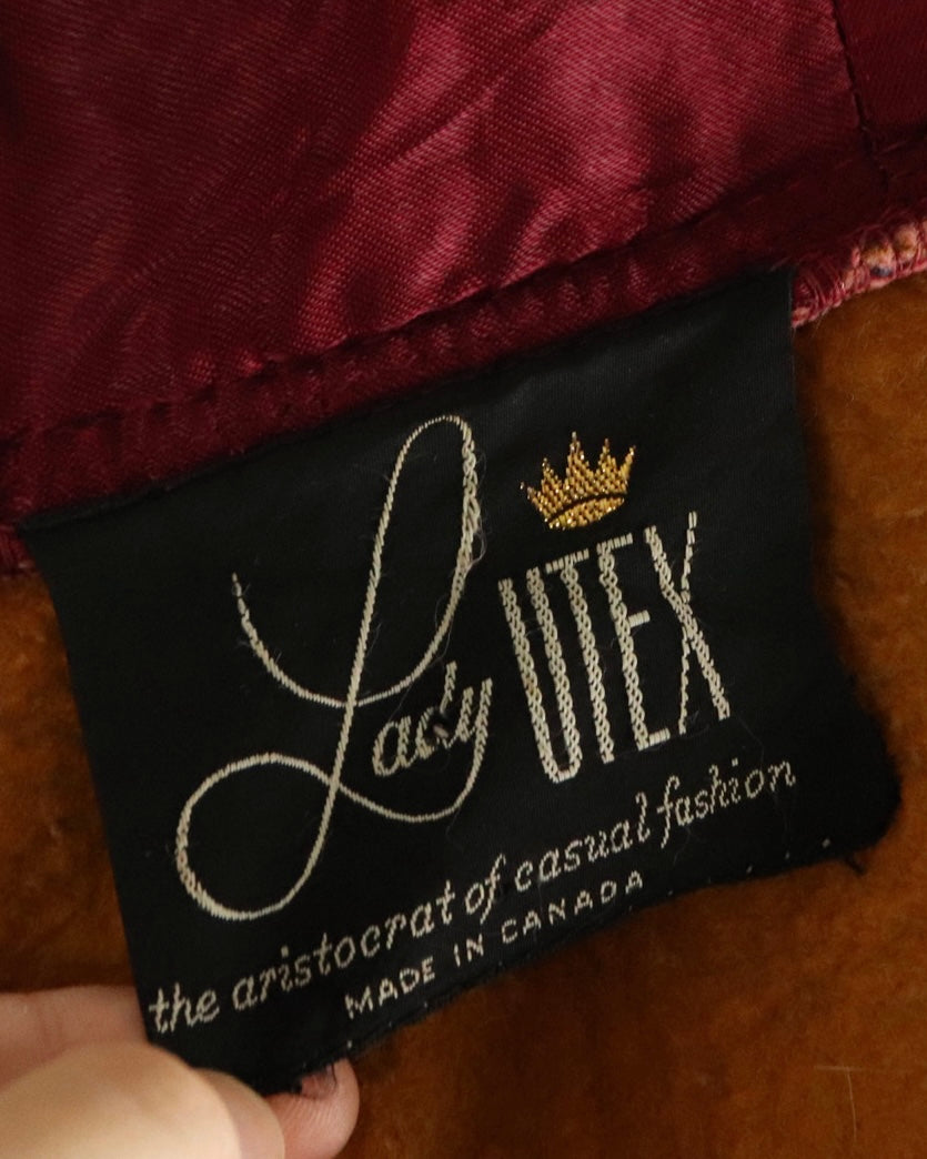 Tan Brushed Cotton hooded Jacket, 1970s Vintage