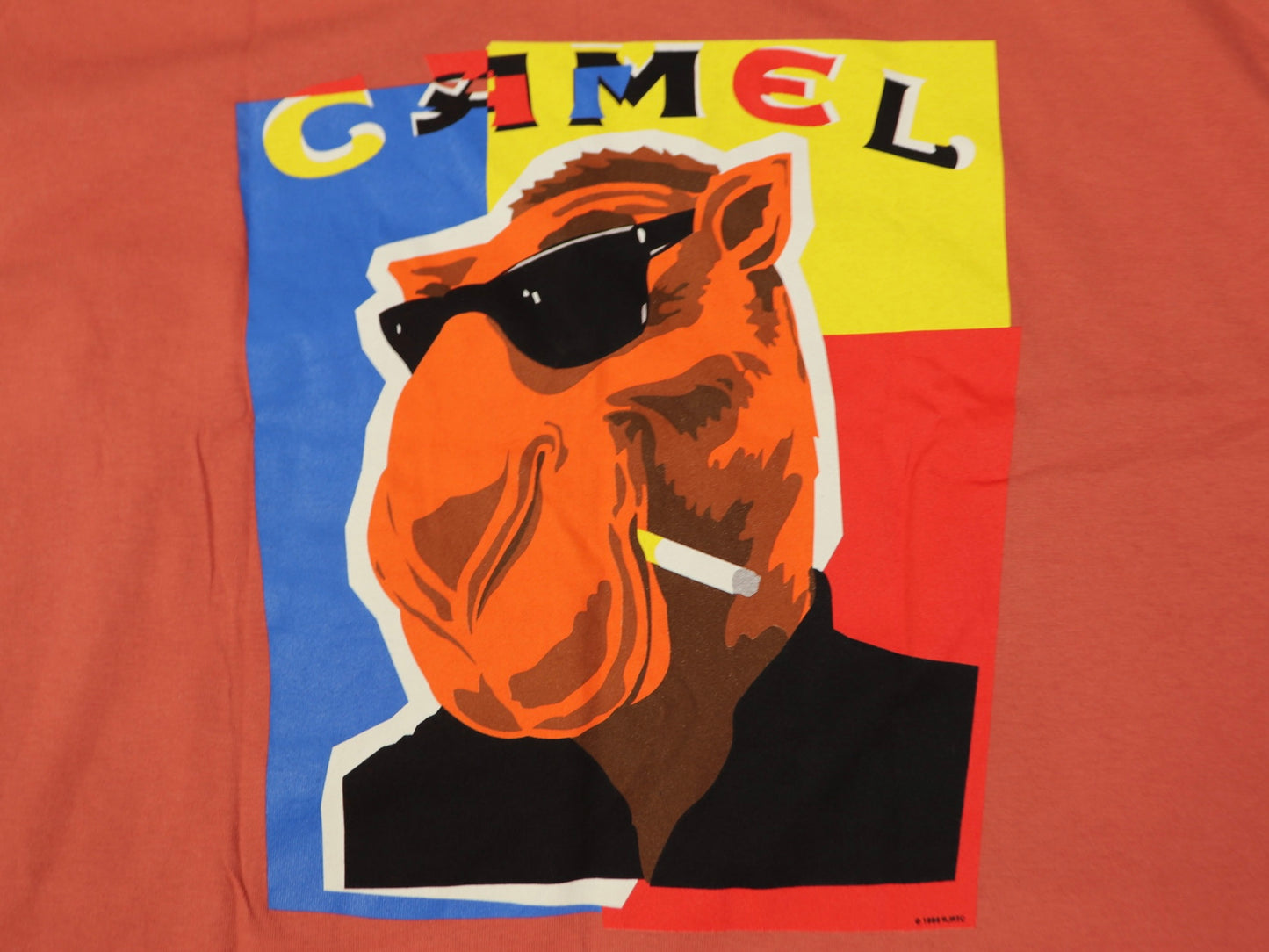 Orange Camel Classic Logo T-shirt, 1990s Vintage