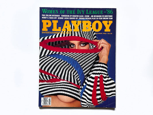 Playboy Magazine October 1986 Issue