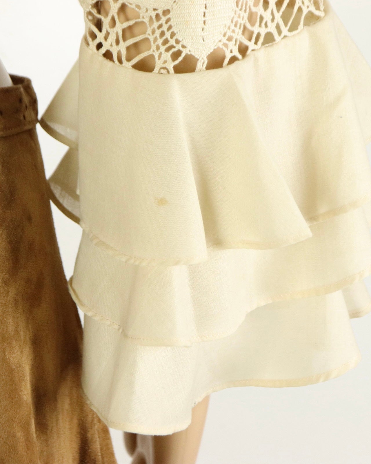 Dirndl Blouse, Kruger Dirndl, Lace Dirndl Blouse with Puff Sleeves, Bavarian Womens Blouse, 1970s Vintage