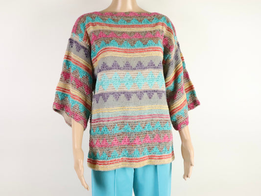 Boho sweater, 1970s vintage
