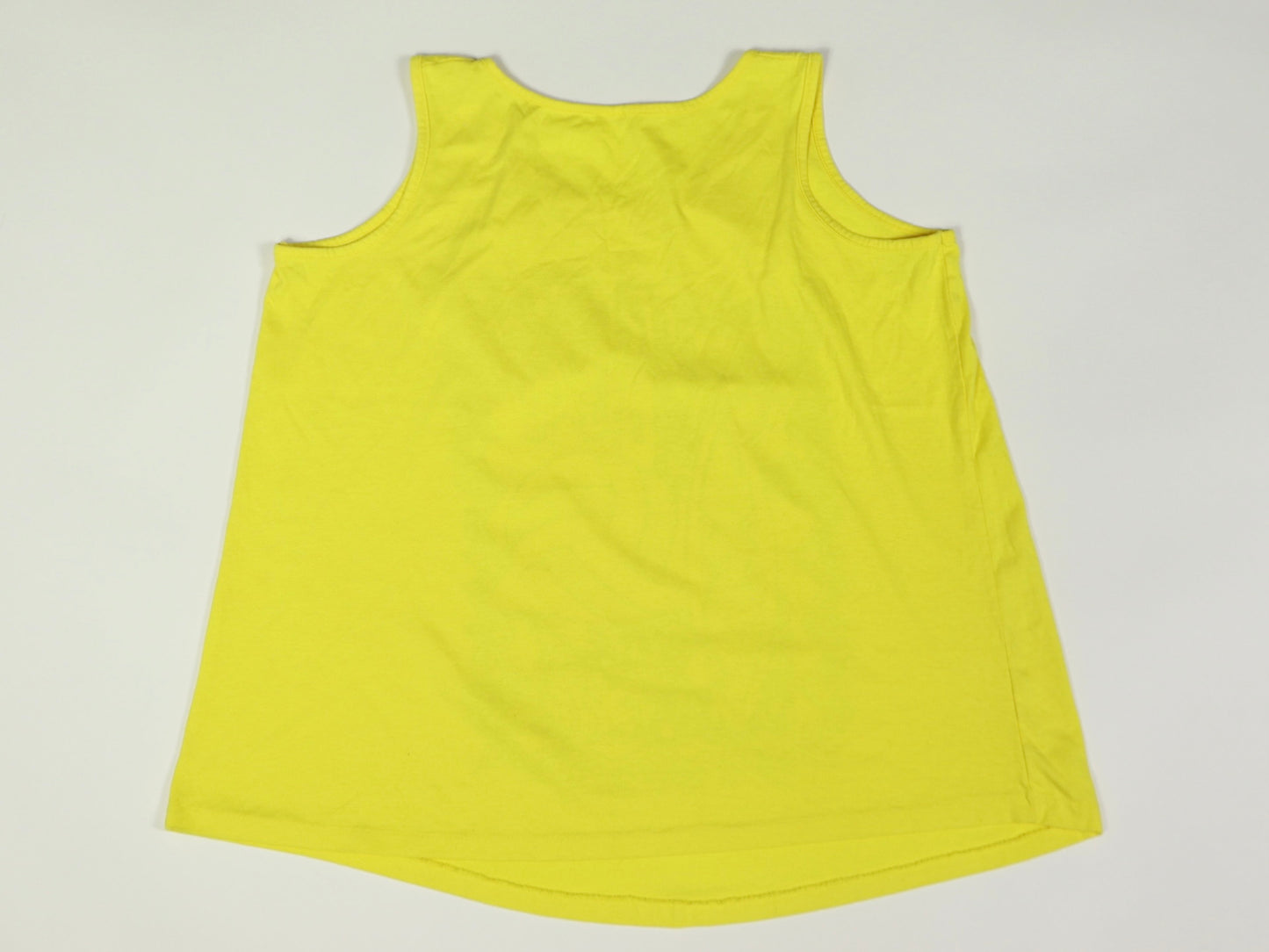 Yellow Tropical Heat Tank Top, 1980s Vintage