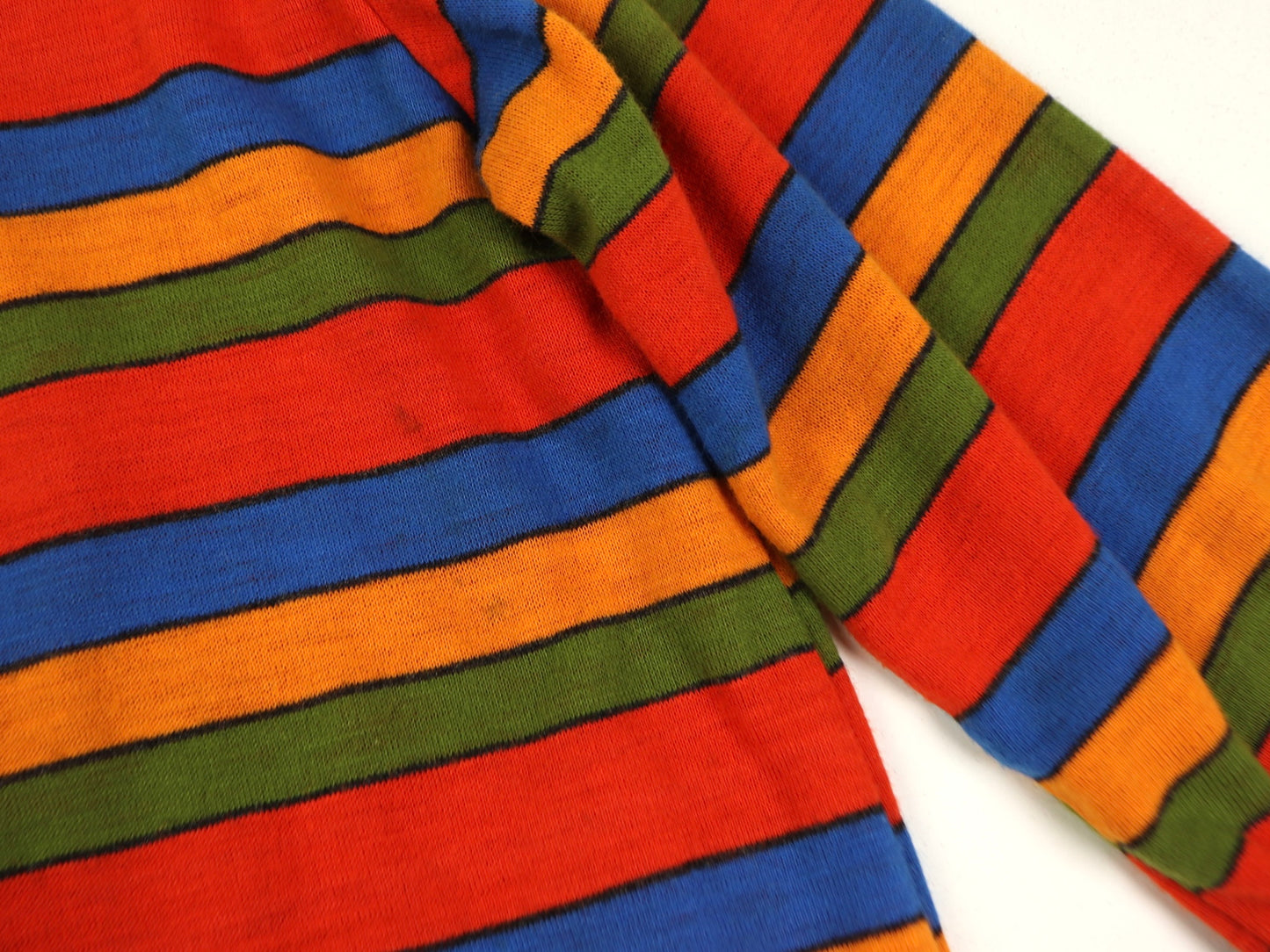 Striped Micro Mini/Tunic Shirt, 1970s Vintage