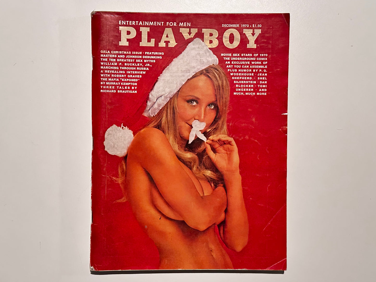 Playboy Magazine Christmas Set, 1970s Issues