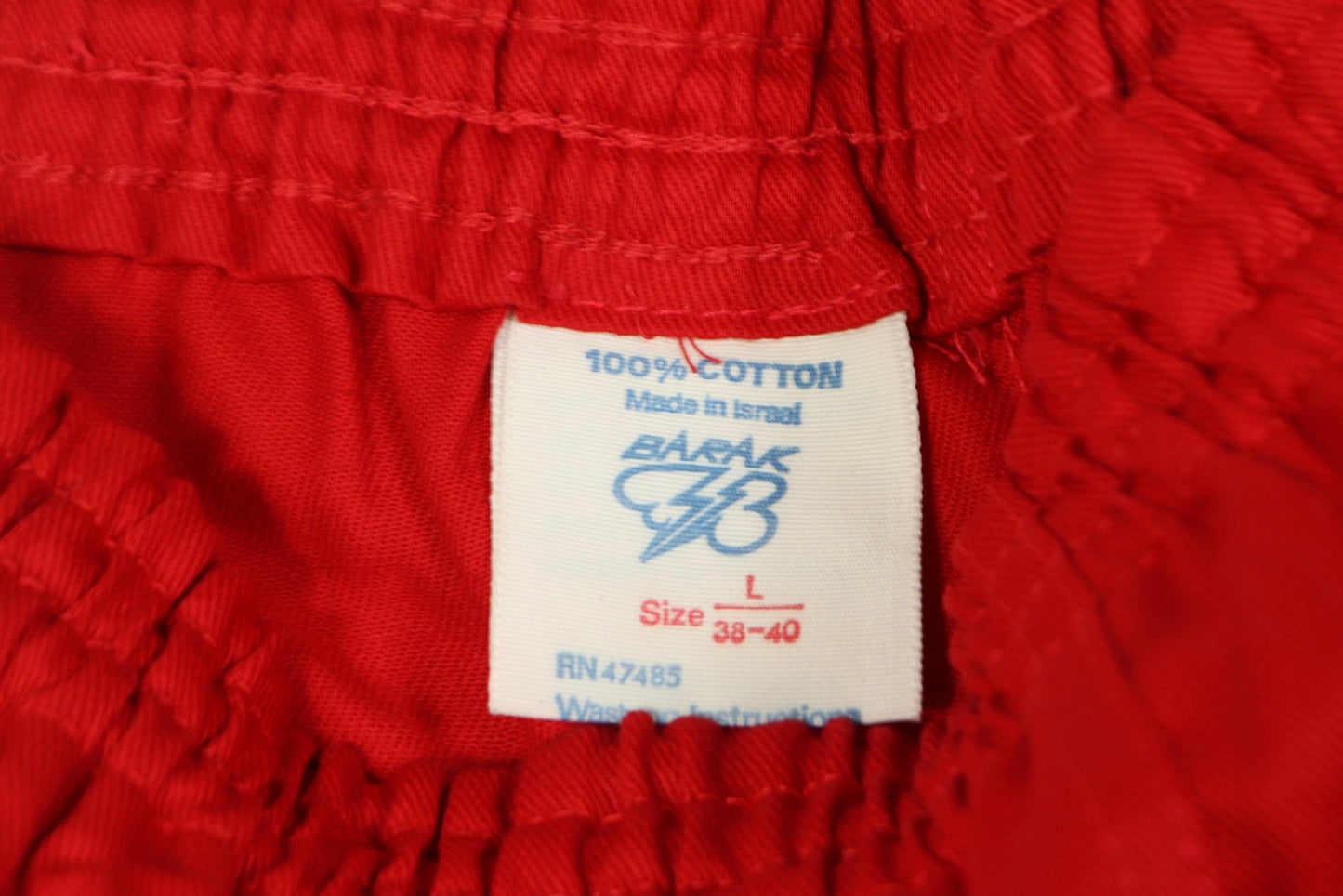 Red Dolphin Shorts, Barak, 1970s Vintage