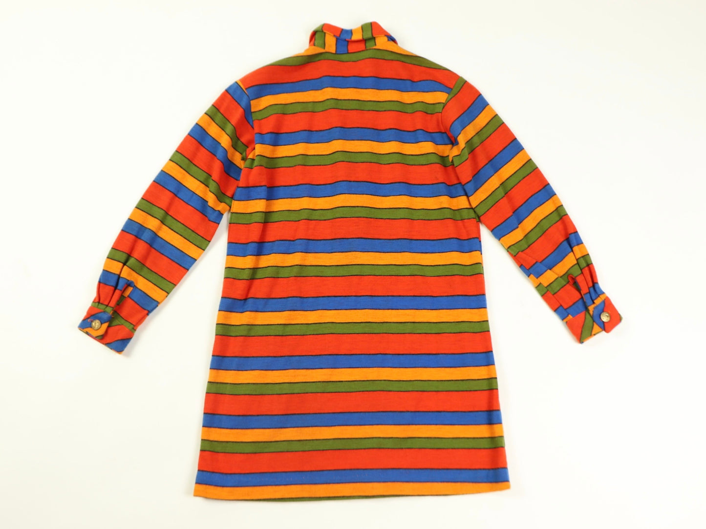 Striped Micro Mini/Tunic Shirt, 1970s Vintage