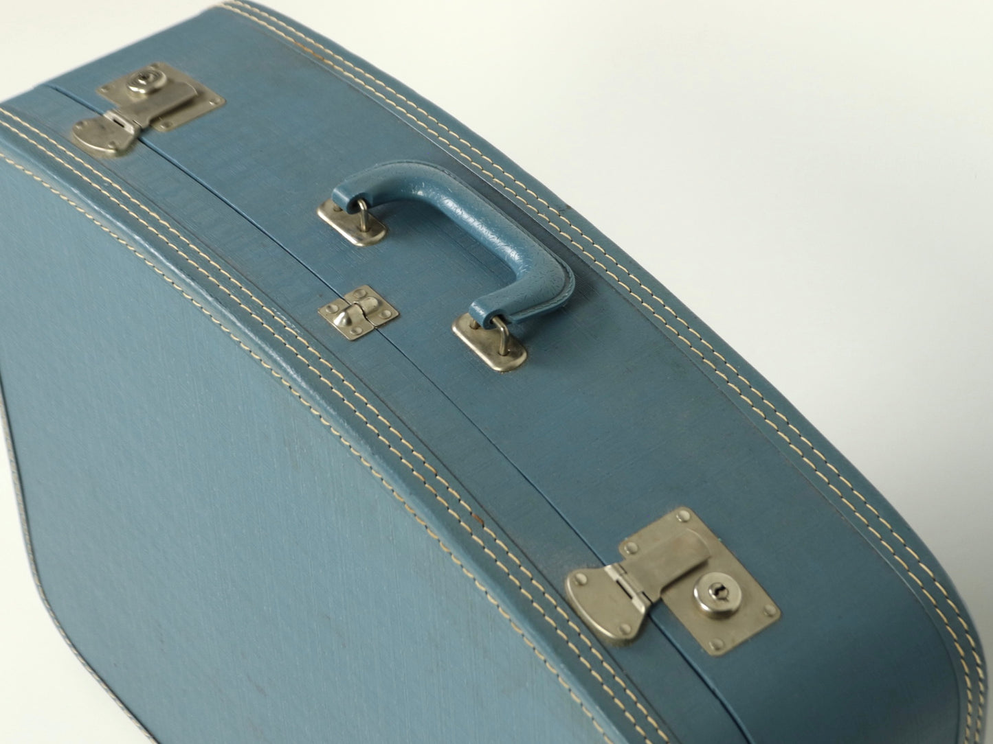 Blue Samsonite Hardshell Luggage Suitcase, 1960s Vintage