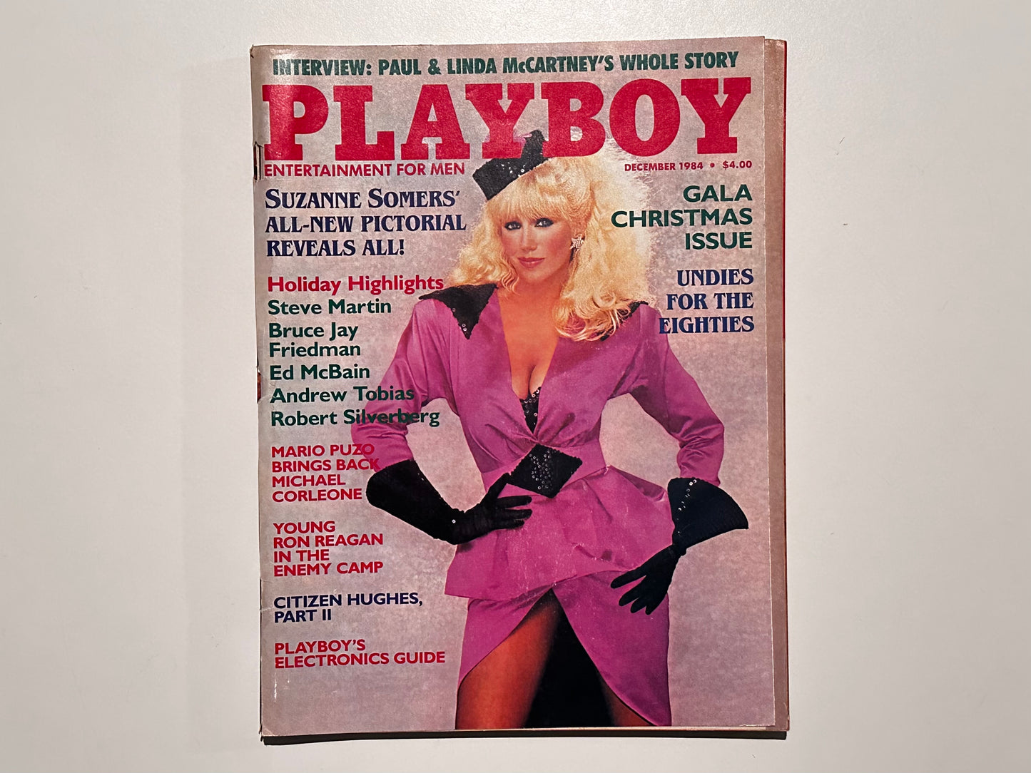 Playboy Magazine Christmas Set, 1980s Issues