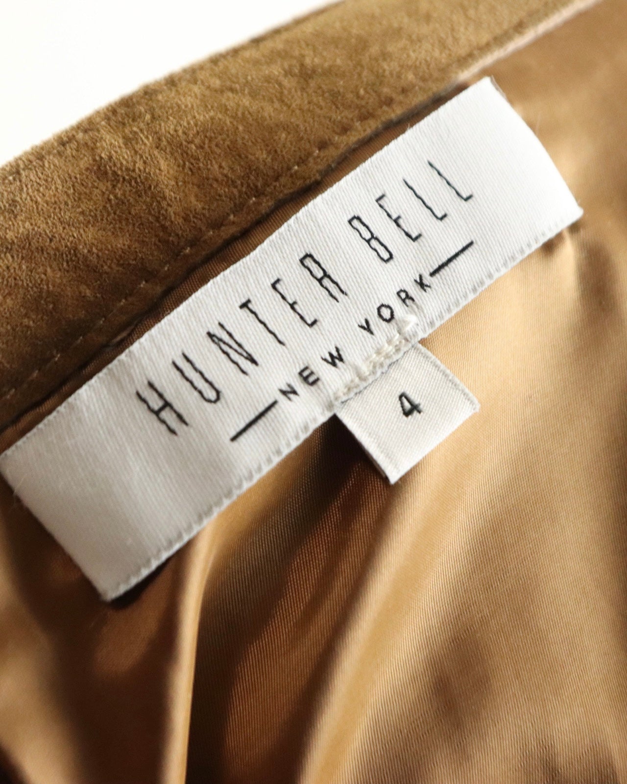 Brown Suede Midi skirt, 1990s Vintage