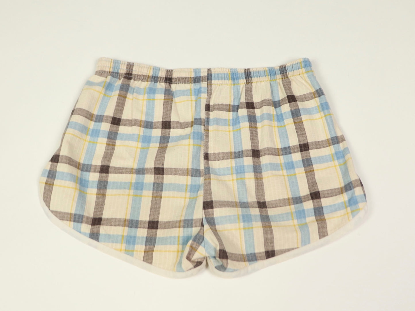 Plaid Dolphin Shorts, 1970s vintage