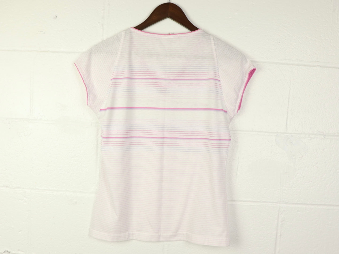 Pastel Tennis Shirt, TAIL, 1980s Vintage