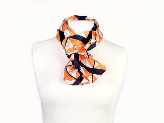 Geometric Neck Scarf, 1970s vintage