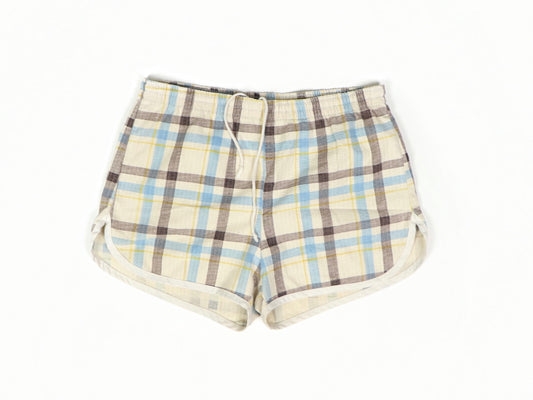 Plaid Dolphin Shorts, 1970s vintage