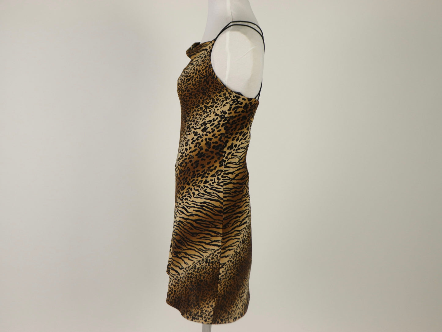 Animal print mini dress, I.N. San Francisco , 1990s Vintage