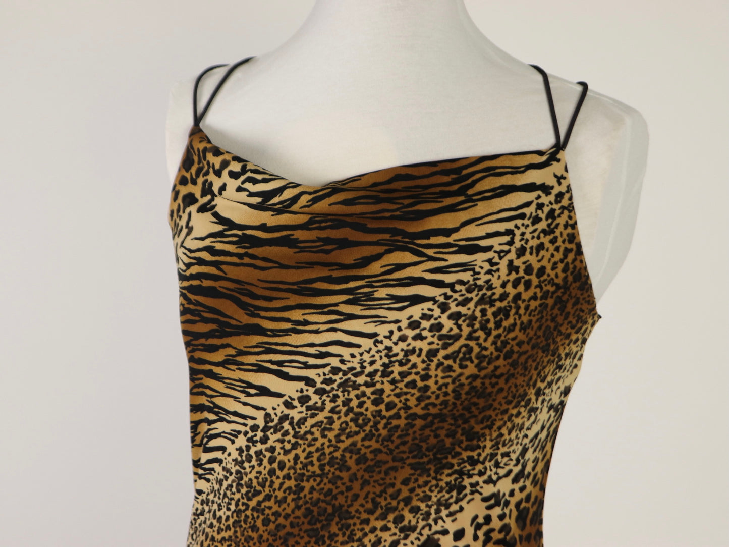 Animal print mini dress, I.N. San Francisco , 1990s Vintage