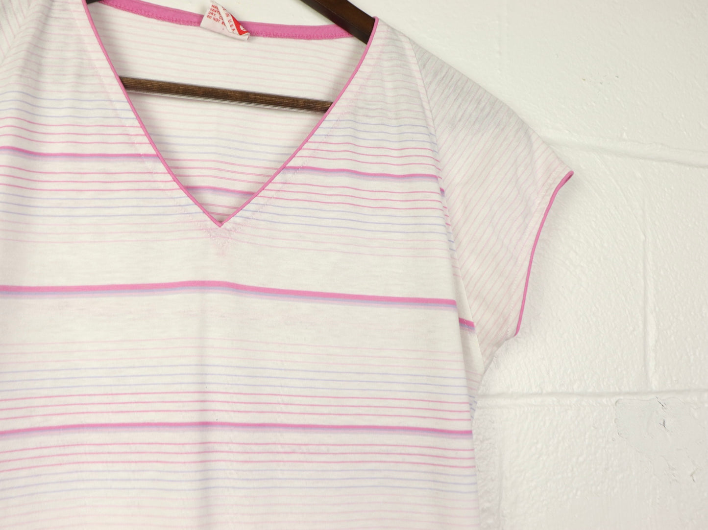 Pastel Tennis Shirt, TAIL, 1980s Vintage