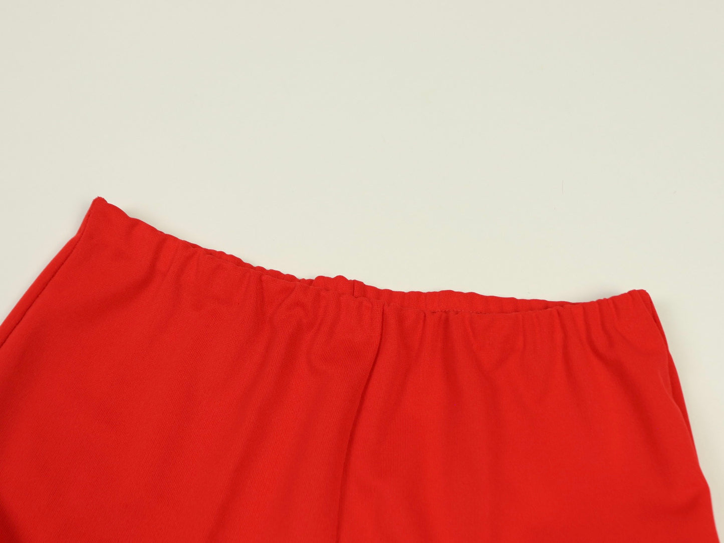 Red Polyester Wide Leg Pants, 1970s Vintage