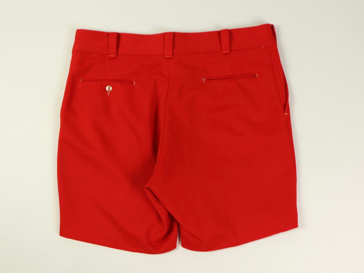 Red Men’s Short shorts, 1970s vintage