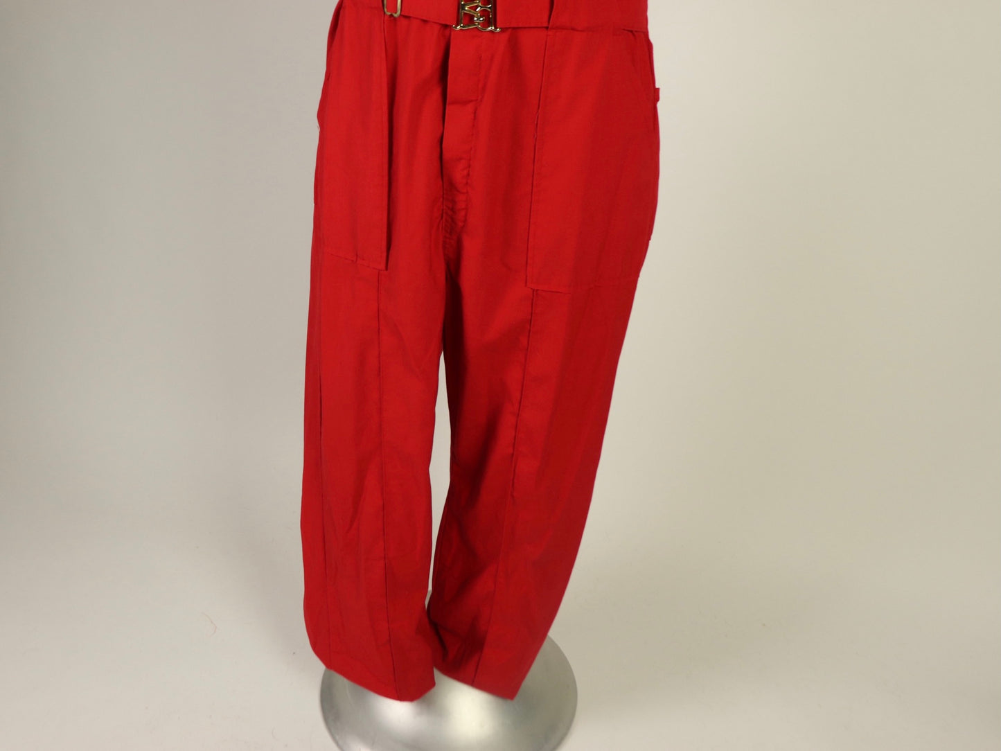 Red jumpsuit, Montgomery Ward, 1970s vintage